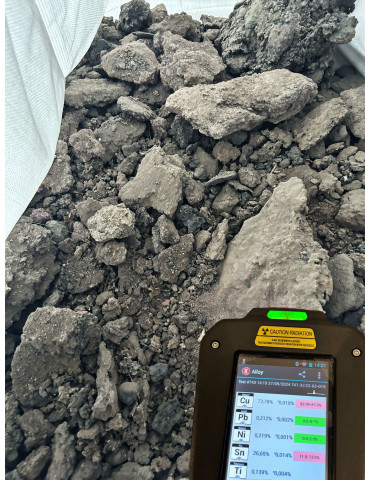 Scorie metalliche grezze